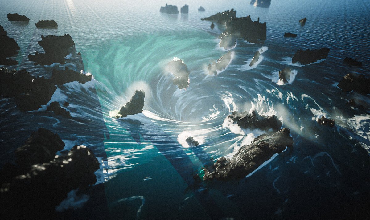 charles_grassi's tweet image. Rebuilt WoW’s Maelstrom in Unreal after years on Unity 🎮🌊🌀 Flowing water, swirling mist &amp;amp; a cheeky rainbow, all real-time. Engine hops? Easy when you know the math. Live 👉 artstation.com/artwork/WXKB2E 📬 DM if you need a shader wizard! #UnrealEngine #gamedev #shaderdev  #shader
