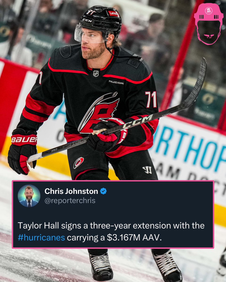 Hallsy secures 3 more years with the Canes 🤝