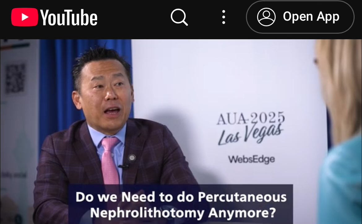 Roger Sur (@roger_sur) on Twitter photo Do we Need to do Percutaneous Nephrolithotomy Anymore? youtu.be/hi7xJkyiUIQ?si… via <a href="/YouTube/">YouTube</a> #CVAC <a href="/CalyxoInc/">Calyxo, Inc.</a> <a href="/DornierMedTech/">Dornier MedTech</a> <a href="/KARLSTORZUro/">KARL STORZ Urology</a> <a href="/Endo_Society/">Endourological Society</a> <a href="/AmerUrological/">Amer. Urol. Assn.</a> Do we Need to do Percutaneous Nephrolithotomy Anymore? youtu.be/hi7xJkyiUIQ?si… via <a href="/YouTube/">YouTube</a> #CVAC <a href="/CalyxoInc/">Calyxo, Inc.</a> <a href="/DornierMedTech/">Dornier MedTech</a> <a href="/KARLSTORZUro/">KARL STORZ Urology</a> <a href="/Endo_Society/">Endourological Society</a> <a href="/AmerUrological/">Amer. Urol. Assn.</a>