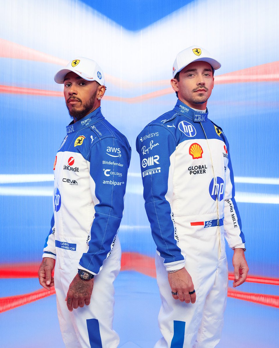 ScuderiaFerrari's tweet photo. Get a better look at the blue vibe⚪🔵 https://t.co/0lnkTIB3Pa
