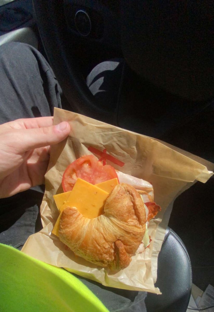 Still angry that I paid $8 for this fuckass croissant bro