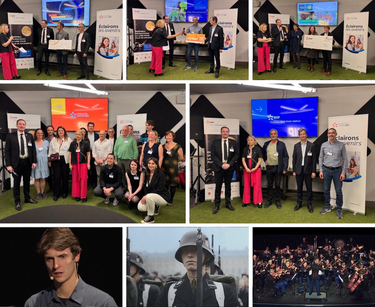 EDF Grand Est (@edf_grandest) on Twitter photo Hier soir, nous avons célébré les associations soutenues par <a href="/Fondation_EDF/">Fondation groupe EDF</a> et le <a href="/FAPEEDF/">FAPE EDF</a> en 2023-2024 en Lorraine. 🎉
C'était l'occasion de se rencontrer et d'apprécier le ciné-concert "D'une Guerre l'autre, 1914-1945" soutenu par <a href="/Fondation_EDF/">Fondation groupe EDF</a> 🌍 Hier soir, nous avons célébré les associations soutenues par <a href="/Fondation_EDF/">Fondation groupe EDF</a> et le <a href="/FAPEEDF/">FAPE EDF</a> en 2023-2024 en Lorraine. 🎉
C'était l'occasion de se rencontrer et d'apprécier le ciné-concert "D'une Guerre l'autre, 1914-1945" soutenu par <a href="/Fondation_EDF/">Fondation groupe EDF</a> 🌍