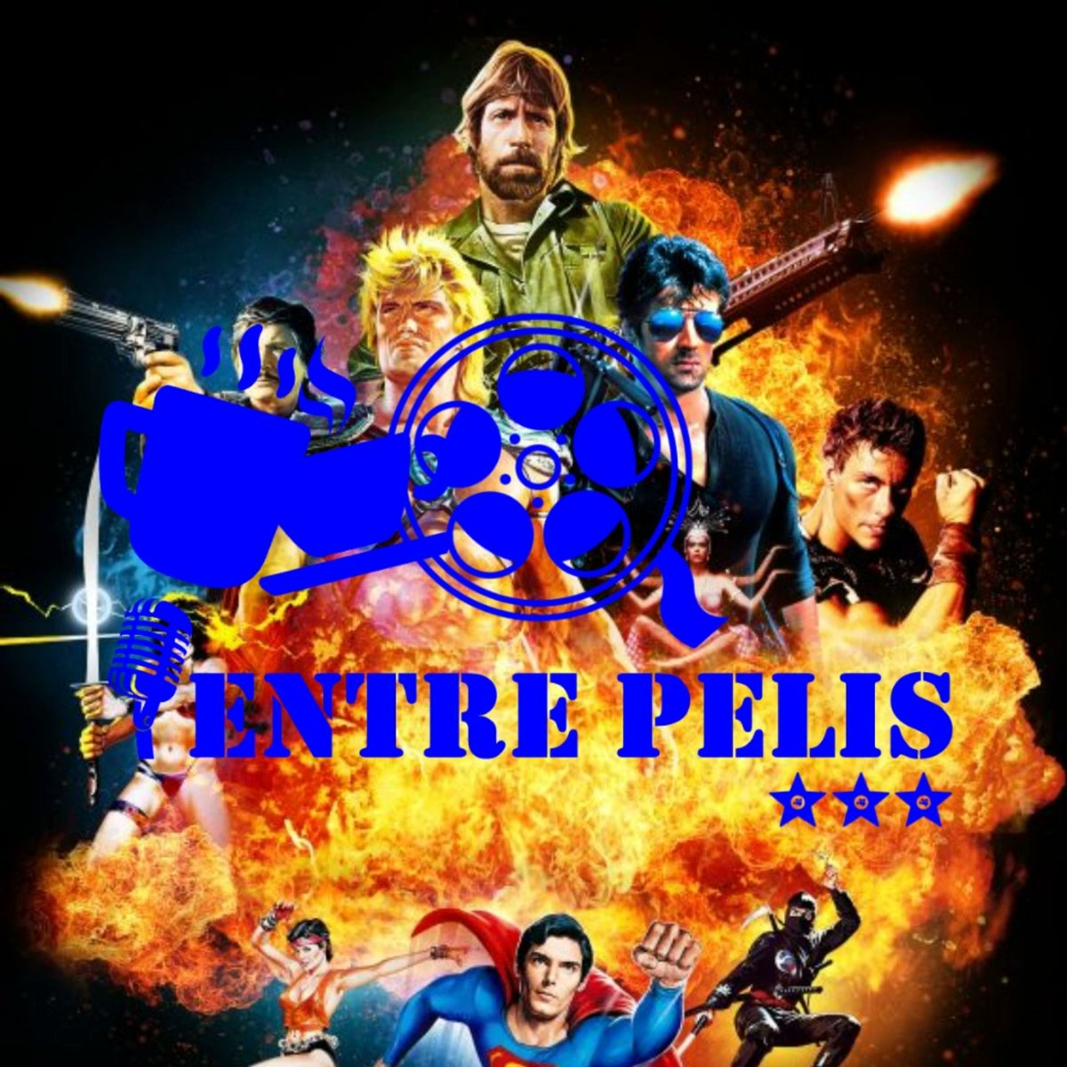 entre_pelis's tweet image. #NuevaFotoDePerfil #podcast #cannon #ChuckNorris #jeanclaudevandamme #nuevoprograma