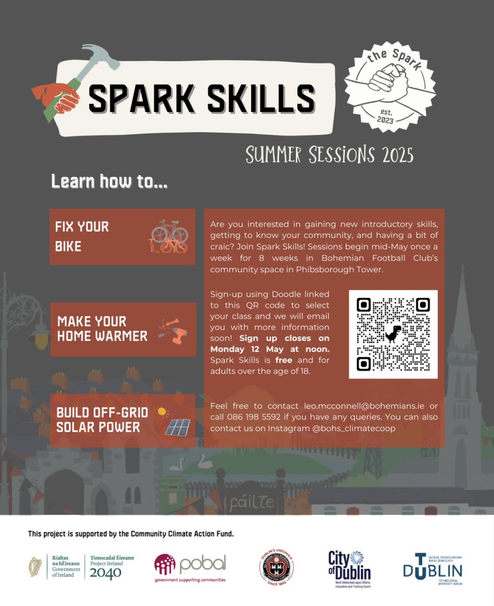 leomCConnelll's tweet photo. With 140 sign ups to date, Spark Skills is back again for the summer! Click this link to learn more about class times and to sign up!

https://t.co/xe9B9B7PPh https://t.co/L2huxJmUvF