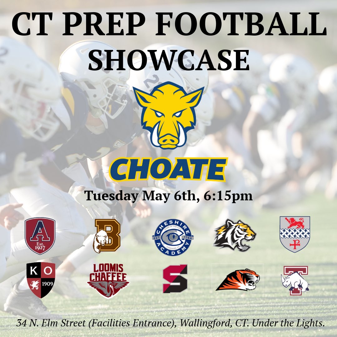 jeff siegel (@siegeljeff) on Twitter photo Attention all college coaches: come see some of the best recruits in New England all compete on one field. <a href="/CRHFootball/">Choate Rosemary Hall Football 🐗</a> Attention all college coaches: come see some of the best recruits in New England all compete on one field. <a href="/CRHFootball/">Choate Rosemary Hall Football 🐗</a>
