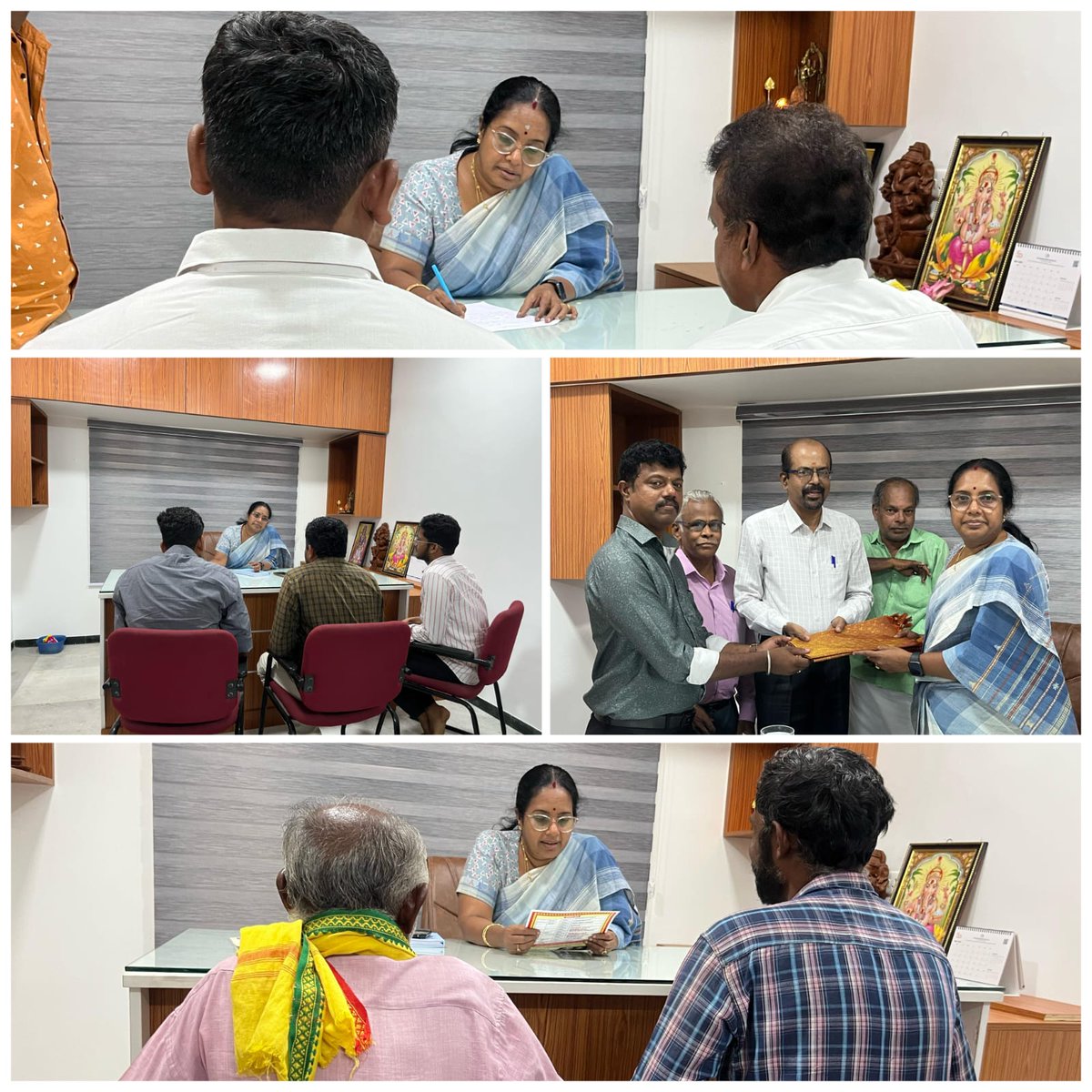 VanathiBJP's tweet photo. இன்று கோவை தெற்கு சட்டமன்ற அலுவலகத்தில் பொதுமக்களின் பல்வேறு கோரிக்கை மற்றும் குறைகளை கேட்டறிந்து அதற்கு உடனடி தீர்வு காண்பதாக உறுதியளித்தேன்.

@OfficeofVanathi

#kovaisouth https://t.co/VIhXbyhntZ