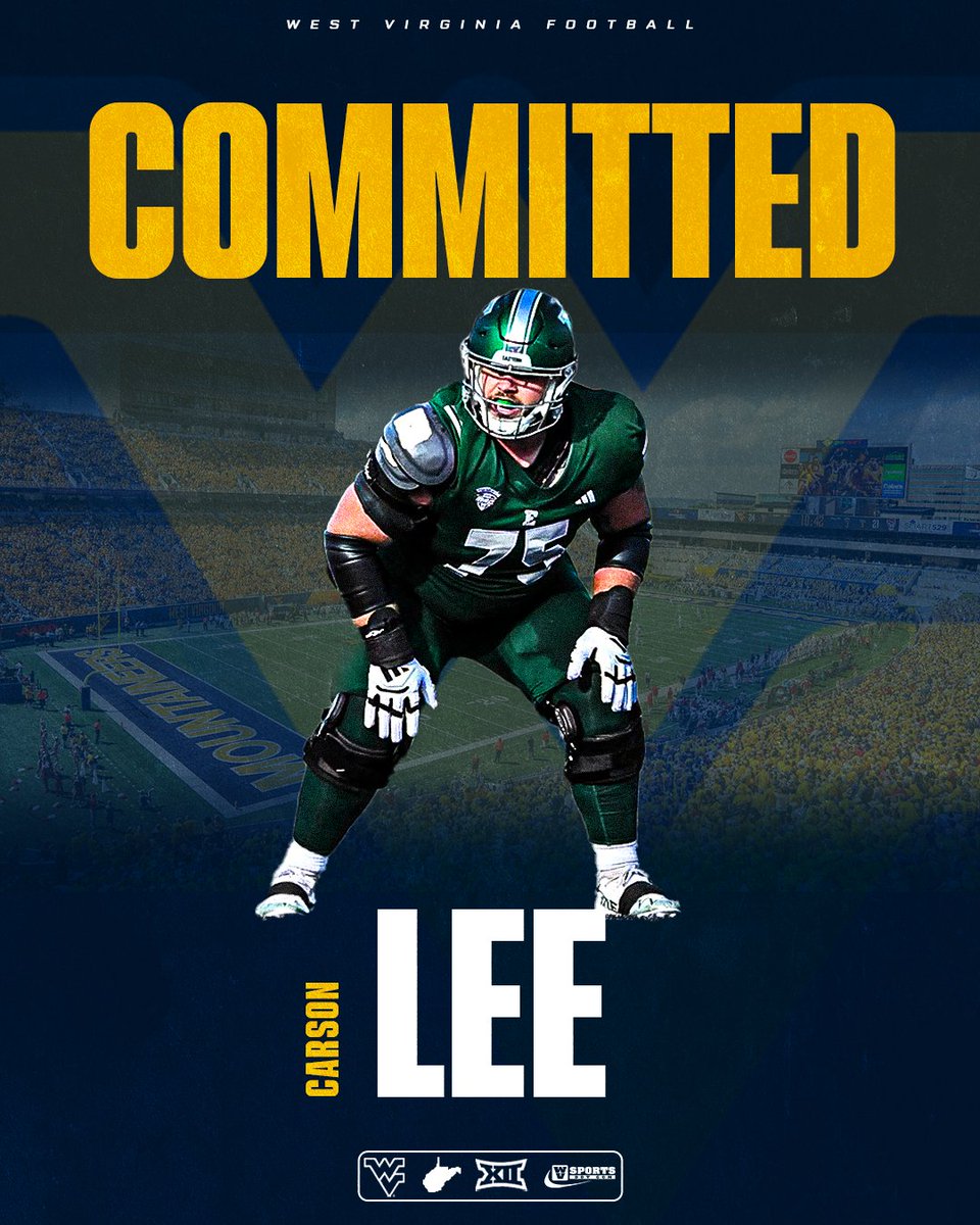 Mississippi State transfer offensive lineman Carson Lee has committed to the #WVU football program. #HailWV