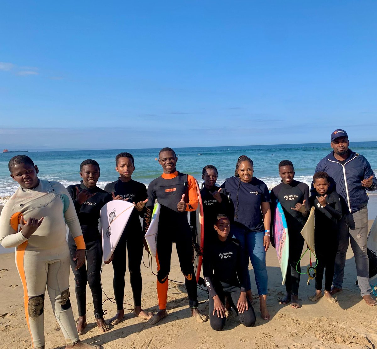 We’ve partnered with The Surfer Kids in Mossel Bay to provide surf training, environmental education &amp; water safety awareness to 40 learners and 2 youth mentors! . We’re proud to play a role in helping young people build confidence &amp; connect with the ocean thesurferkids.com