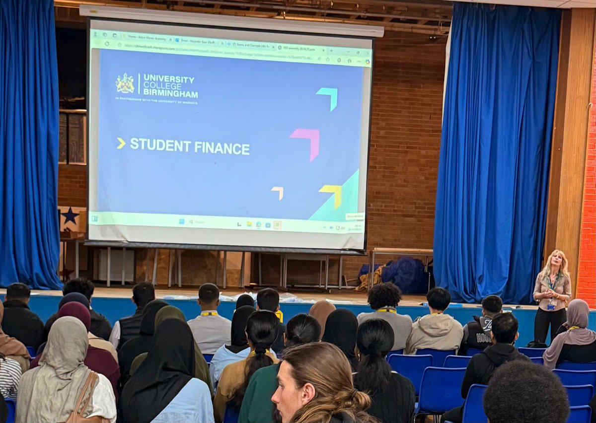 Great start for our Careers and UCAS launch today for our sixth form! We’ve had UCB support our year 13s with student finance, BCU launch the UCAS process with our year 12s and the Servern Trent discuss apprenticeships and other pathways 💪
