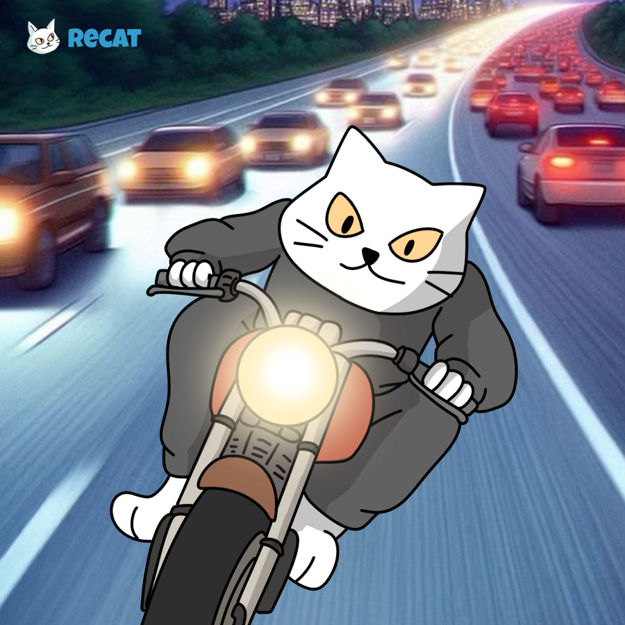 This is how Recat enjoys the evening

#Solana #SolanaMemeCoin $RECAT
