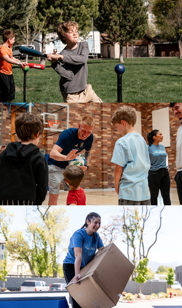 RSL in the Community (@rslcommunity) on Twitter photo Always grateful to lend a hand to our community, this time during <a href="/theLHMcompany/">The Larry H. Miller Company</a> and <a href="/MillerSportsEnt/">MillerSportsEntertainment</a>'s Week of Service! ❤️
Read about our events here: rsl.com/community/news/
#lhmweekofservice #lhmwos #lhmwos2025 Always grateful to lend a hand to our community, this time during <a href="/theLHMcompany/">The Larry H. Miller Company</a> and <a href="/MillerSportsEnt/">MillerSportsEntertainment</a>'s Week of Service! ❤️
Read about our events here: rsl.com/community/news/
#lhmweekofservice #lhmwos #lhmwos2025