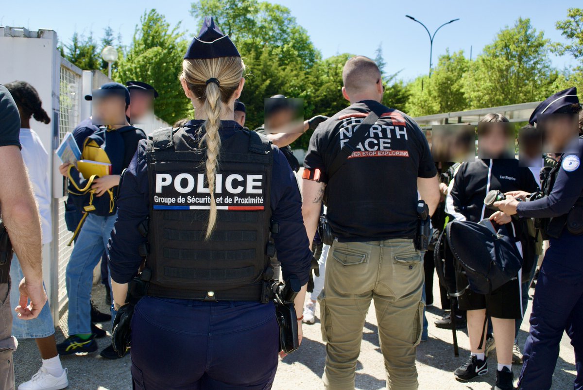 Image de Préfet de Seine-et-Marne - #Vigilance #Contrôle | 🎒👮♂️Opération de prévention ce 29/04 au collège René Goscinny à #Vairessur