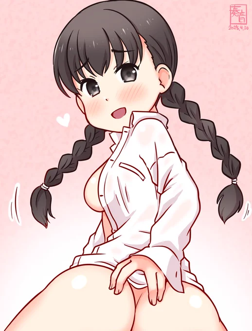 「おめでとうございます 擱座揚陸して、お祝いです …え? どんなお祝いかって… …えっと……えへへへ……」#艦これ版真剣お絵描き60分一本勝負_20250430#第百一号輸送艦 