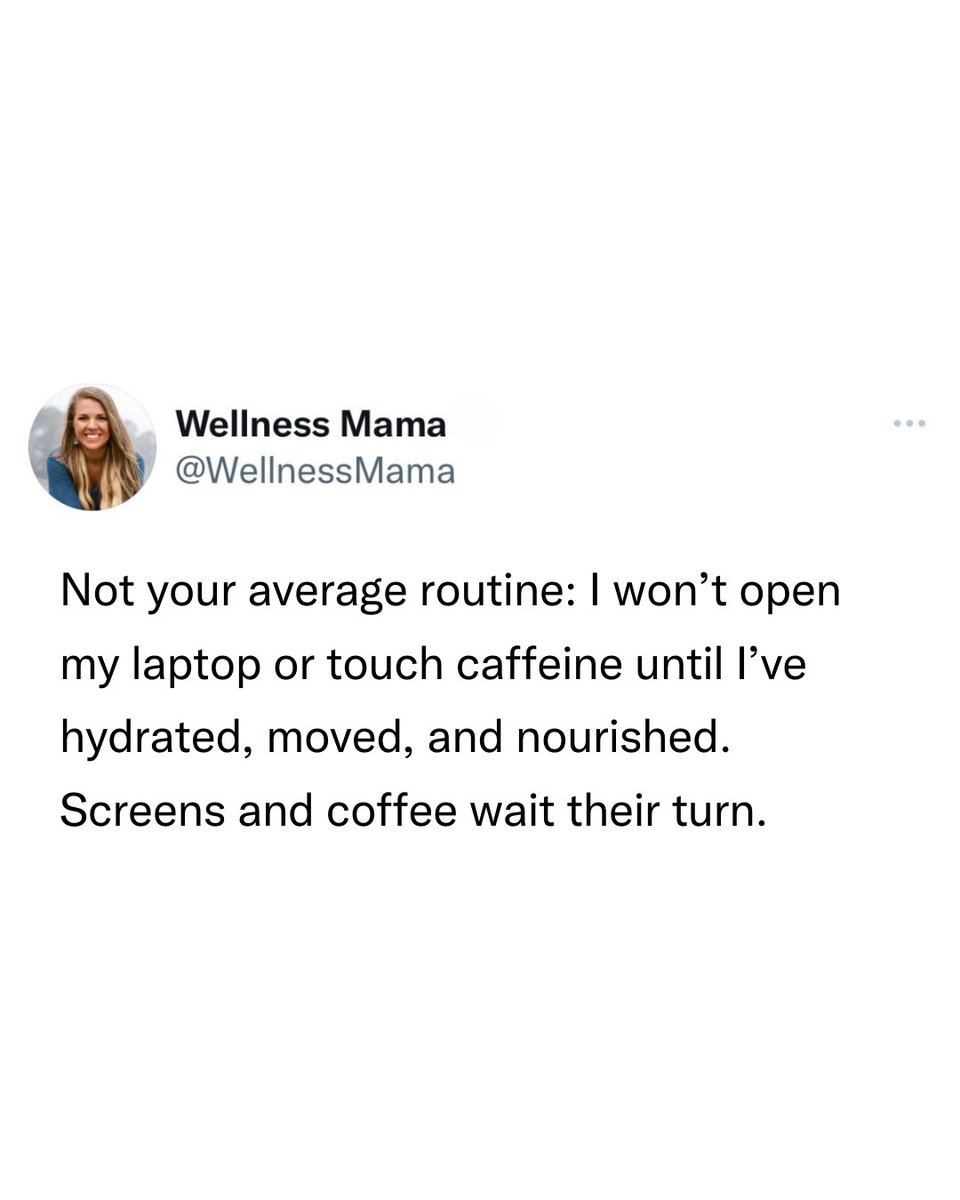 What are YOUR morning non-negotiables?!