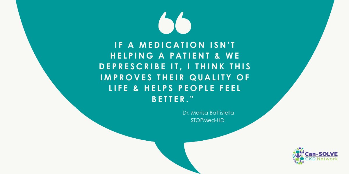 Can-SOLVE CKD Network - Le réseau Can-SOLVE CKD (@cansolveckd) on Twitter photo STOPMed-HD, a <a href="/cansolveckd/">Can-SOLVE CKD Network - Le réseau Can-SOLVE CKD</a> research project, has developed a tool to help care teams identify unnecessary medications being taken by #hemodialysis patients.
Led by Dr. Marisa Battistella at UHN, this research is making a real impact on #CKD care.
Read: bit.ly/42U2LIu STOPMed-HD, a <a href="/cansolveckd/">Can-SOLVE CKD Network - Le réseau Can-SOLVE CKD</a> research project, has developed a tool to help care teams identify unnecessary medications being taken by #hemodialysis patients.
Led by Dr. Marisa Battistella at UHN, this research is making a real impact on #CKD care.
Read: bit.ly/42U2LIu