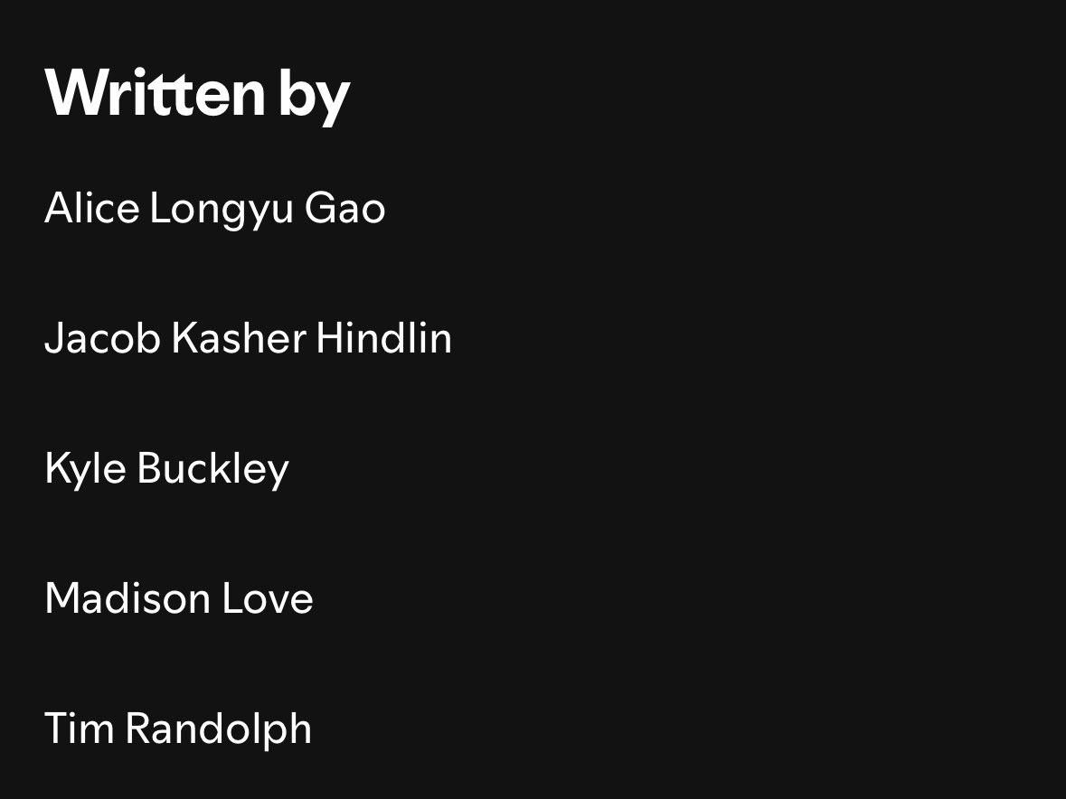 ssquishybear's tweet photo. @kep1prix It took 5 WRITERS for these lyrics 💀 https://t.co/VdnCCmj298