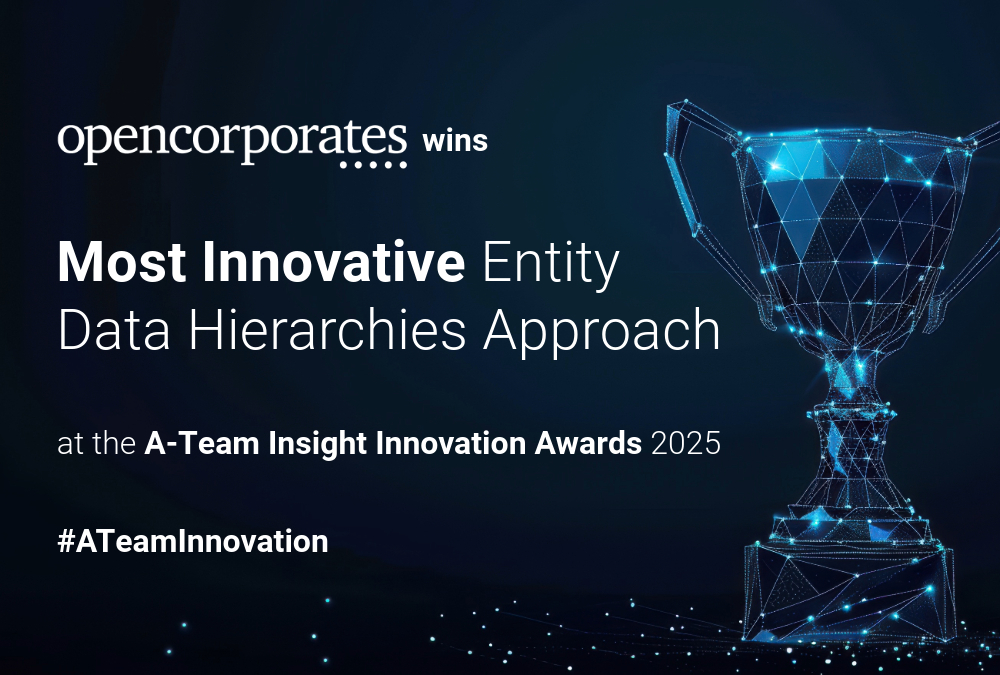 opencorporates's tweet image. 🎉 We’re excited to share that OpenCorporates has won ‘Most Innovative Entity Data Hierarchies Approach’ at the A-Team Insight Innovation Awards 2025! 🏆
#InnovationAward #EntityData #AteamAwards2025 #FinTech #Compliance #RegTech #ESG