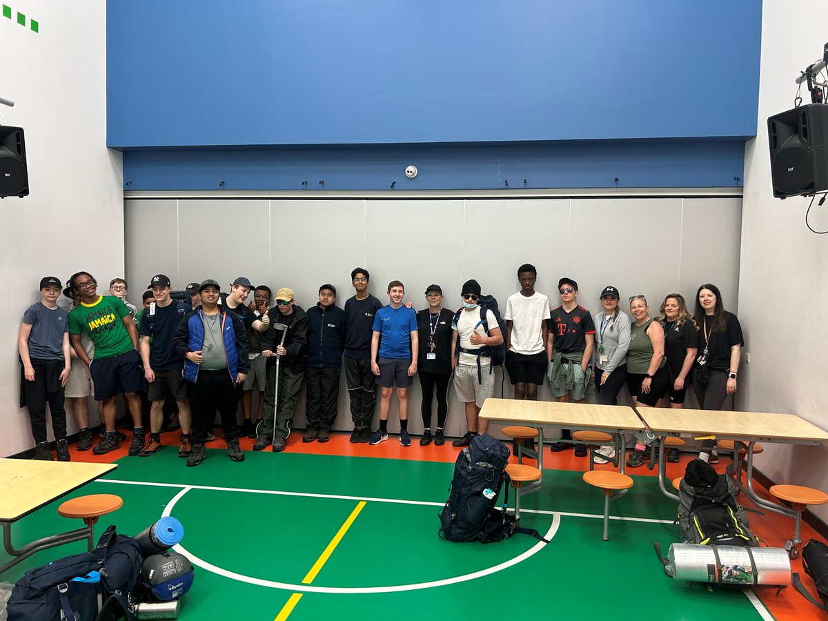 Our Duke of Edinburgh learners are off!  Y9 and Y10 are all set for their practice expedition🏕️— 2 nights of camping, hiking, and building resilience in the countryside! Good luck to everyone taking part.
