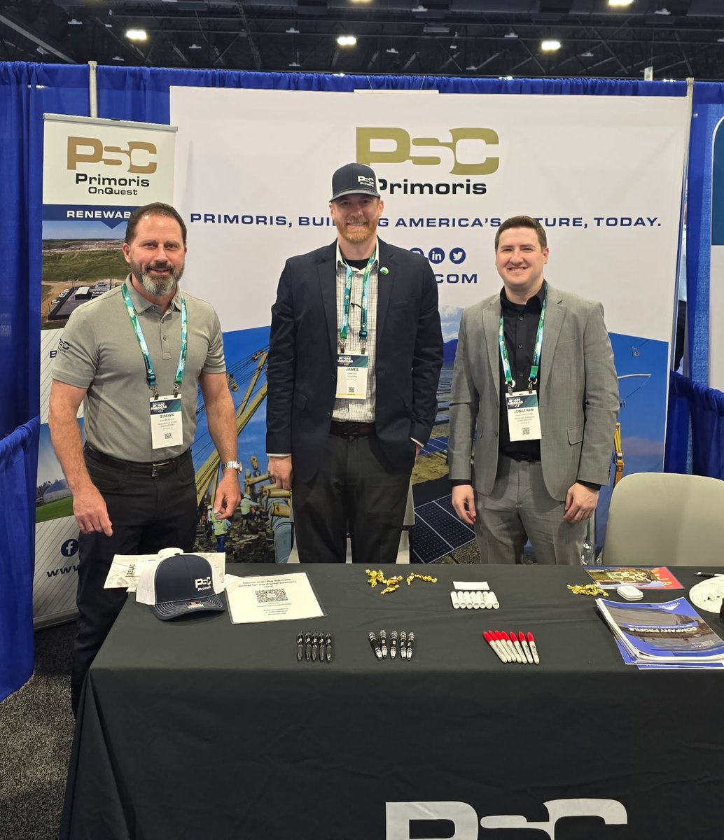 PrimServices's tweet photo. Our Primoris Engineering group is at #BIOGASAMERICAS in Denver today! Be sure to stop by booth #329 and connect with us! 

@ambiogascouncil https://t.co/MdVvNiUPhk