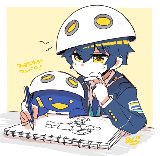#絵い製ライト ワンドロ企画たのし～～～!! 久々にやったら1時間の怖さを感じました