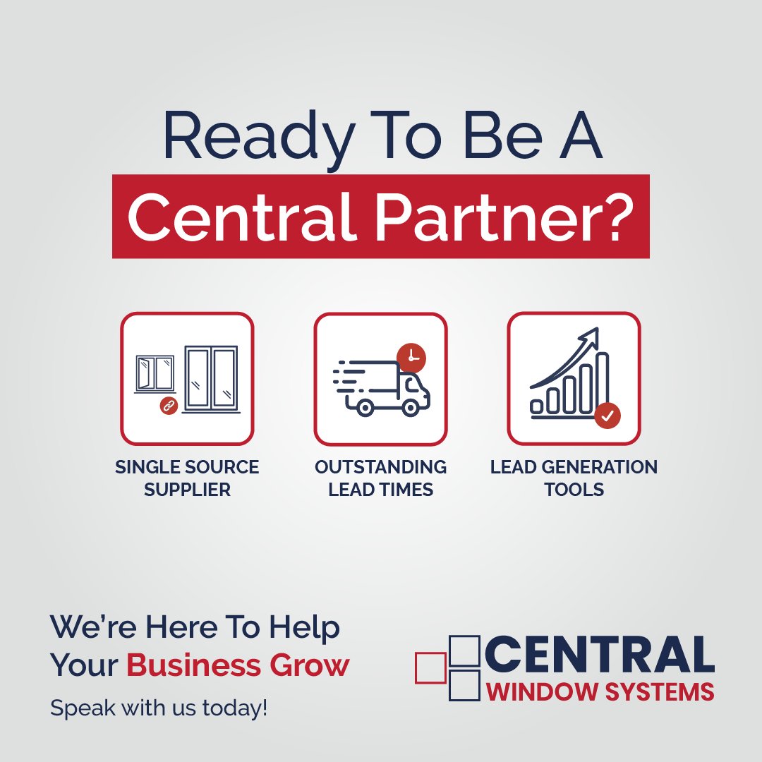 💼 Let’s make a frame-tastic partnership! 💼

Looking for a reliable, high-quality window and door supplier? 

Join the Central family today—because business is always better with a clear vision! 💡
centralwindowsystems.co.uk/become-a-centr…