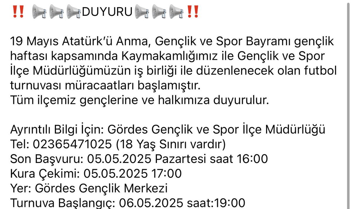 Gördes Kaymakamlığı tweet media