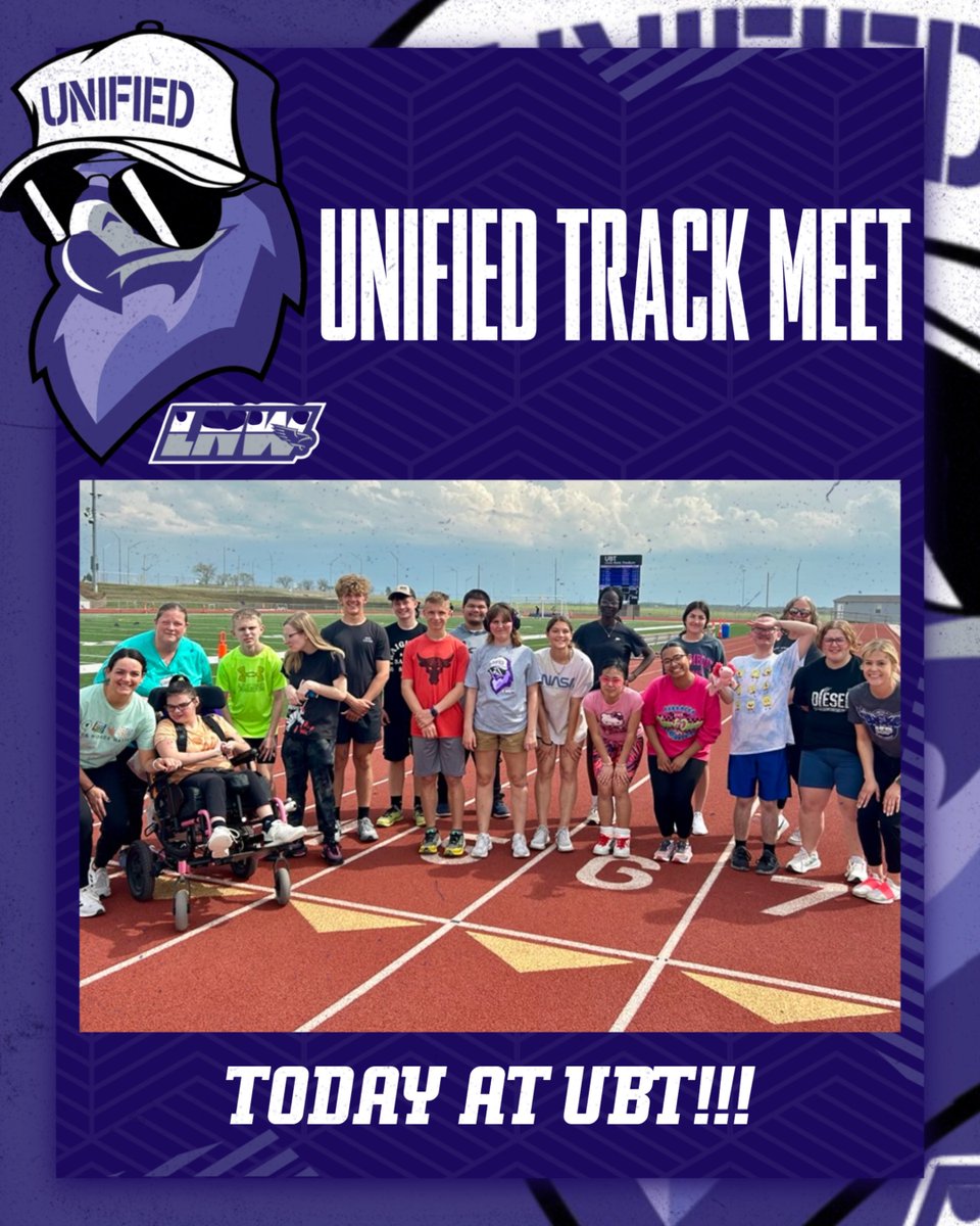 Unified Track takes on the LPS Championships TODAY at UBT‼️

Come support our Falcons‼️