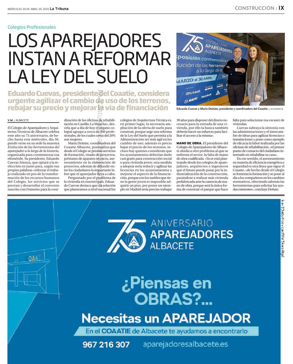 La Tribuna de Albacete. Especial Construcción