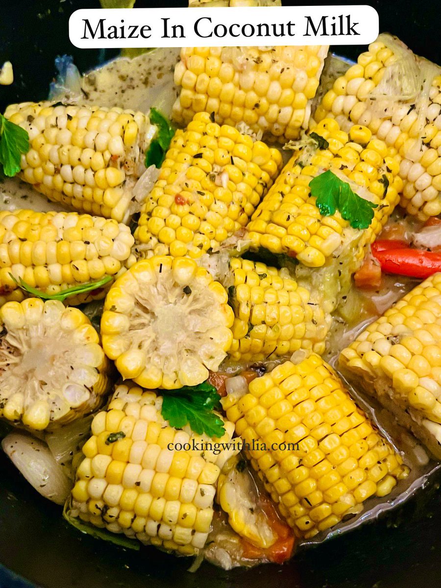 TeamFuloZim/Global (@teamfulozim) on Twitter photo Maize boiled in Coconut Milk and Spices by <a href="/Lialarsen/">COOKING WITH LIA ๐ฉ๐พโ๐ณ๐ฑ</a>
Rate this snack! Maize boiled in Coconut Milk and Spices by <a href="/Lialarsen/">COOKING WITH LIA ๐ฉ๐พโ๐ณ๐ฑ</a>
Rate this snack!