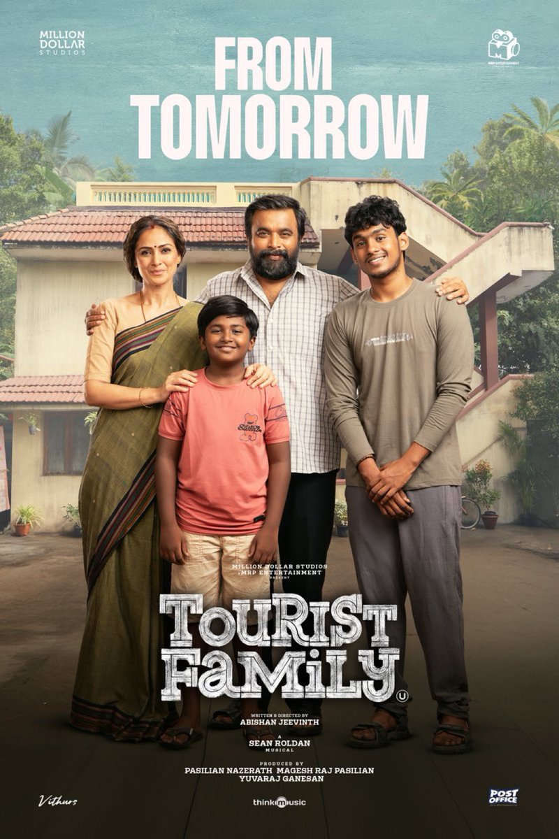 Manikandan (@manikabali87) on Twitter photo Wishing entire crew members of #TouristFamily ❤️ yet another blockbuster 🤗 <a href="/SasikumarDir/">M.Sasikumar</a> sir <a href="/Yuvrajganesan/">Yuvaraj</a> ayya <a href="/Abishanjeevinth/">Abishan Jeevinth</a> bro <a href="/RSeanRoldan/">Sean Roldan</a> ayya <a href="/barathvikraman/">Barath Vikraman</a> ayya <a href="/thilak_ramesh/">Ramesh Thilak</a> ayya <a href="/sudharsangandhy/">Sudharshan Gandhy</a> bro Wishing entire crew members of #TouristFamily ❤️ yet another blockbuster 🤗 <a href="/SasikumarDir/">M.Sasikumar</a> sir <a href="/Yuvrajganesan/">Yuvaraj</a> ayya <a href="/Abishanjeevinth/">Abishan Jeevinth</a> bro <a href="/RSeanRoldan/">Sean Roldan</a> ayya <a href="/barathvikraman/">Barath Vikraman</a> ayya <a href="/thilak_ramesh/">Ramesh Thilak</a> ayya <a href="/sudharsangandhy/">Sudharshan Gandhy</a> bro