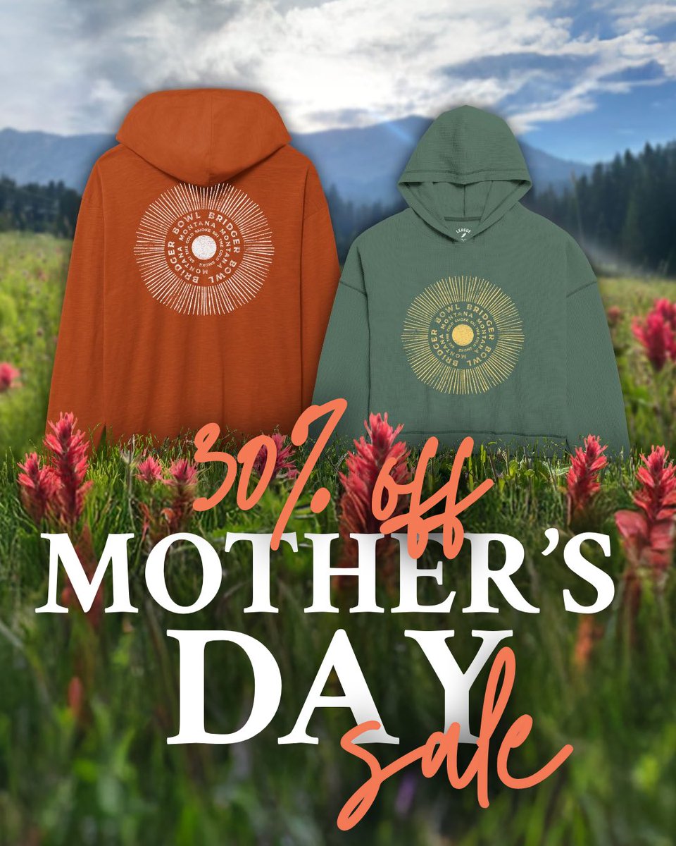 We owe many thanks to the mountain mamas who showed us how to dream big and charge hard! Celebrate her wild spirit this Mother’s Day with 30% off the entire online merch store - now through May 11. 

Or just treat your powder-loving self: merch.bridgerbowl.com
