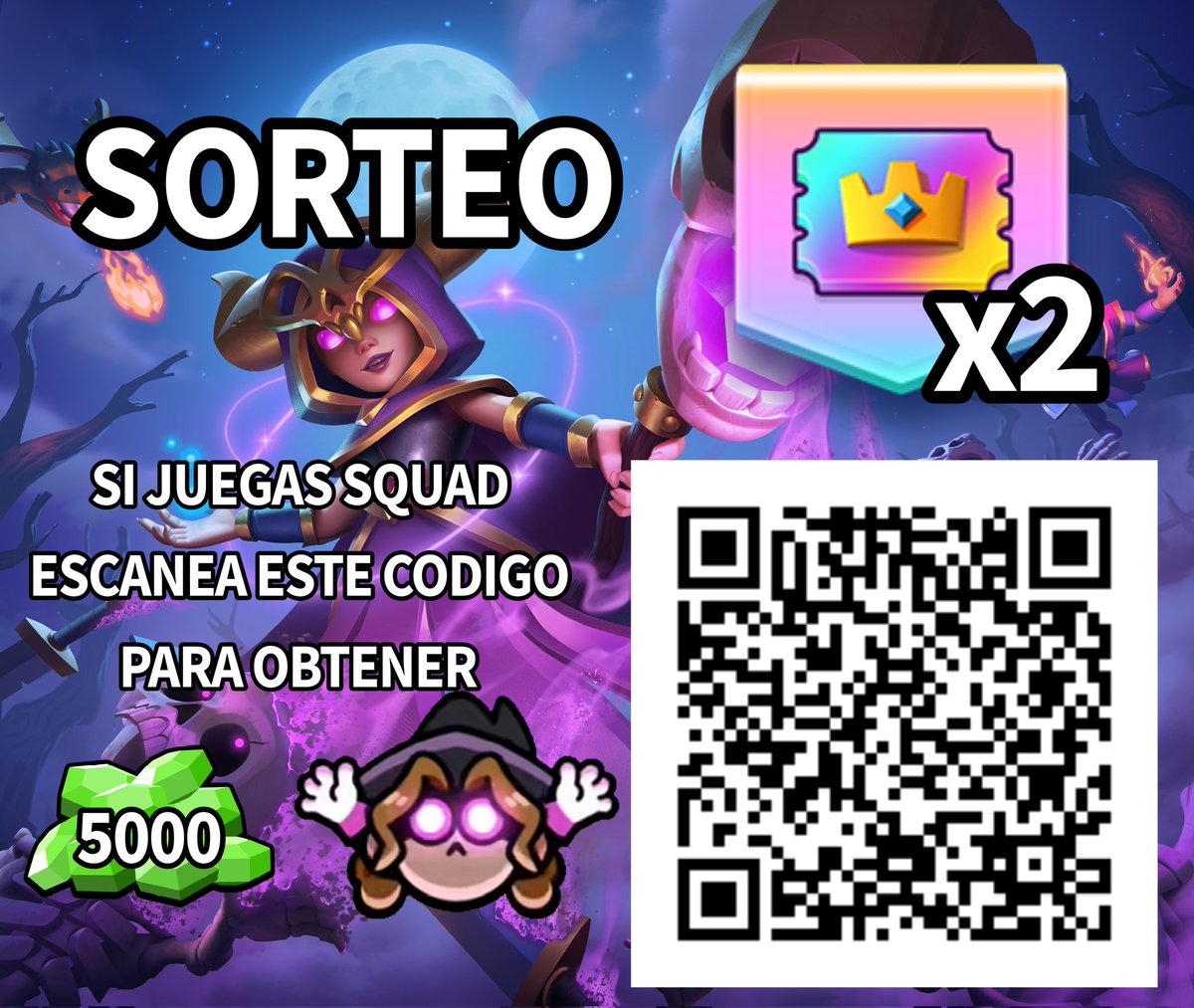 Shanax (@byshanax) on Twitter photo Sorteo x2 Pass Diamantes
๐2 ganadores๐
Requisitos:
๐ฅSeguirmeโ
๐ฅRT๐ y Favโค๏ธ
๐ทOPCIONAL: Si juegas SquadBusters y quieres mรกs chances de ganar, escanea o entra al link:
link.squadbusters.com/voucher/c0f4a1โฆ
para obtener las recompensas๐ซถ
Ganadores el lunes
#SaveSquad #GiftedBySupercell Sorteo x2 Pass Diamantes
๐2 ganadores๐
Requisitos:
๐ฅSeguirmeโ
๐ฅRT๐ y Favโค๏ธ
๐ทOPCIONAL: Si juegas SquadBusters y quieres mรกs chances de ganar, escanea o entra al link:
link.squadbusters.com/voucher/c0f4a1โฆ
para obtener las recompensas๐ซถ
Ganadores el lunes
#SaveSquad #GiftedBySupercell