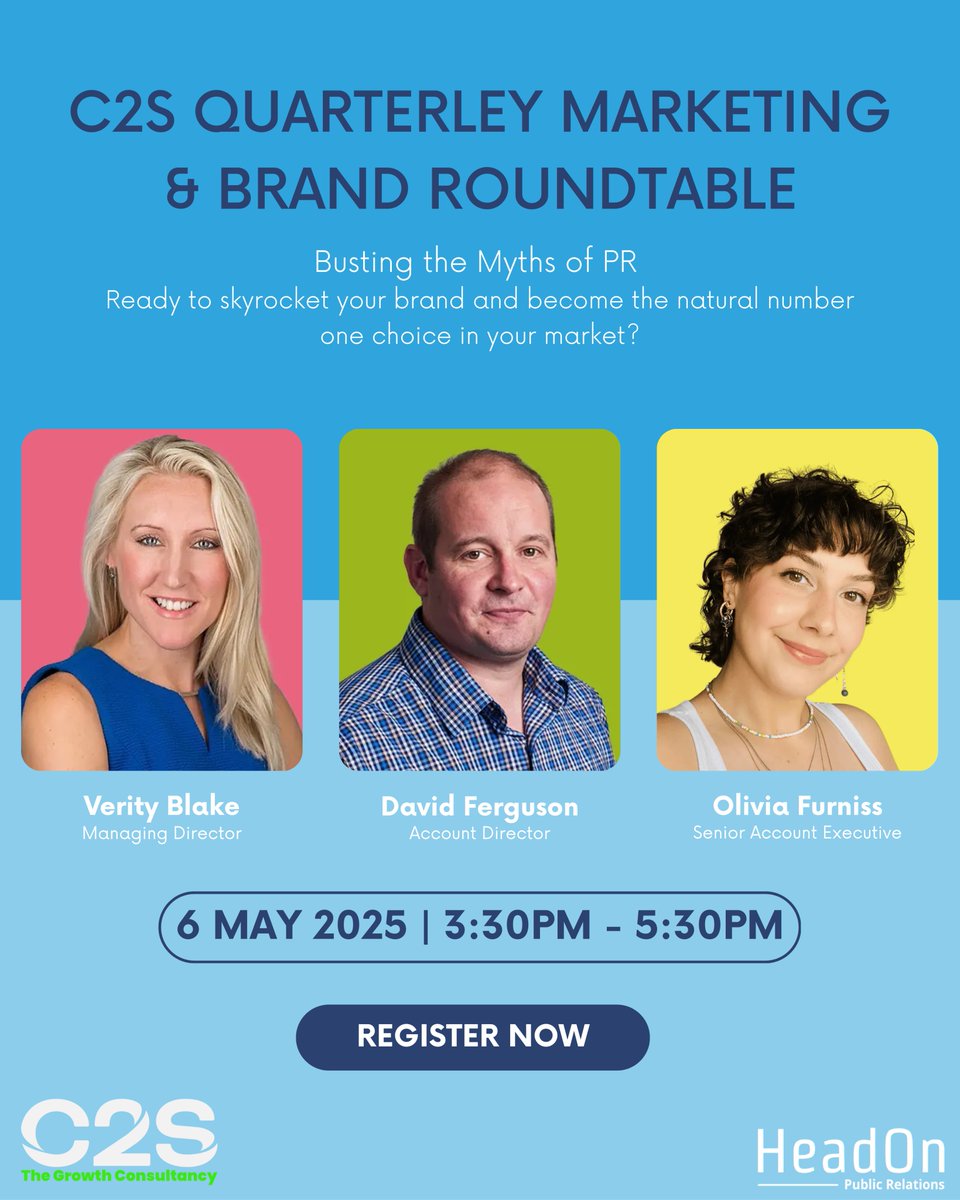🚨 IN CASE YOU MISSED IT 🚨

Next month, we will be headlining the Circle2Success Ltd quarterly #Marketing &amp; #Brand Roundtable Discussion, and this is your reminder to sign up! 

circle2success.com/events/marketi…

📅 Tuesday 06/05/2025
⏰ 3:30pm - 5:30pm
📍 Eagle Tower, Montpellier Drive