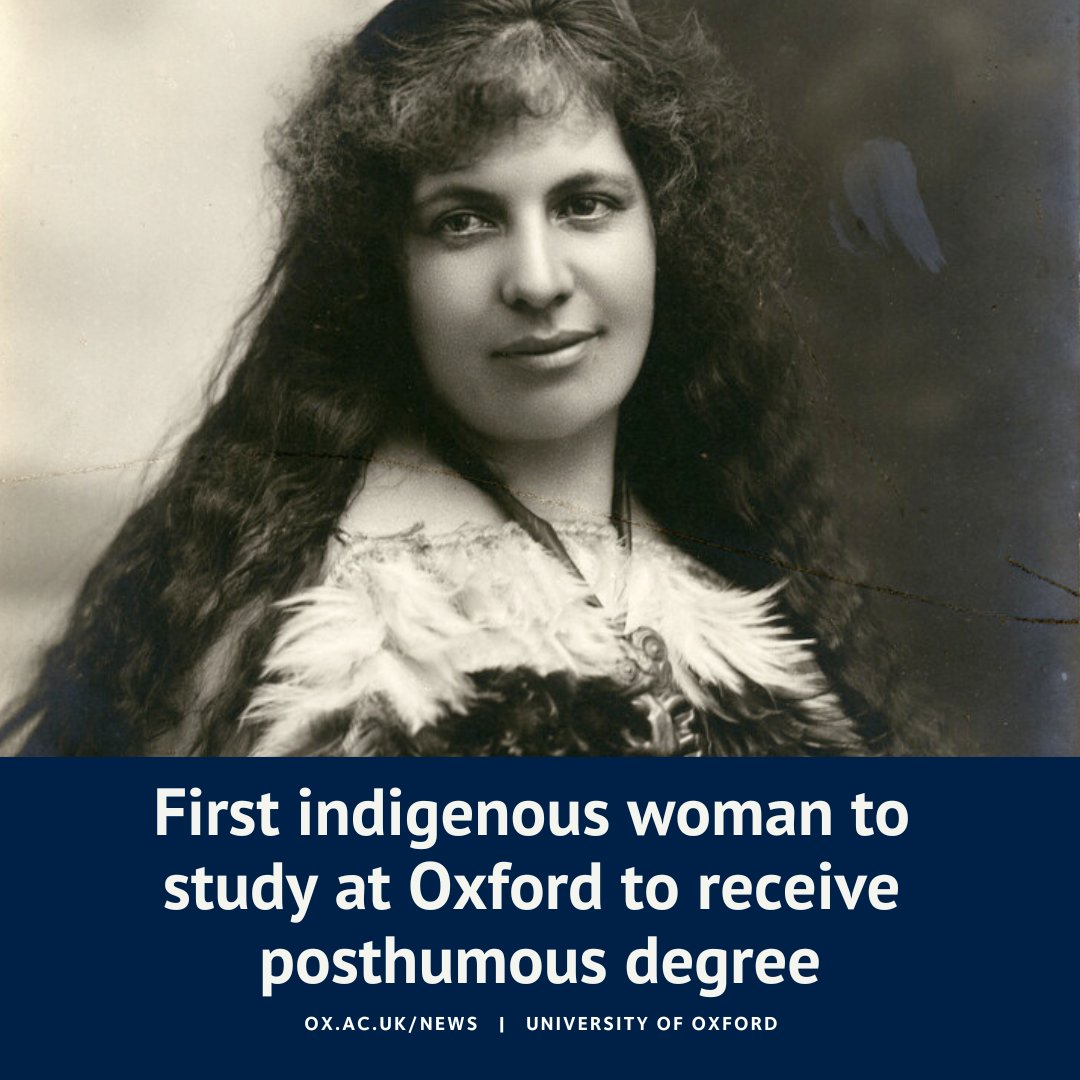 Māori scholar Mākereti Papakura formally matriculated to Oxford University in 1927 to read Anthropology at the Pitt Rivers Museum.

Tragically, Mākereti died in 1930, just weeks before she was due to present her thesis.
