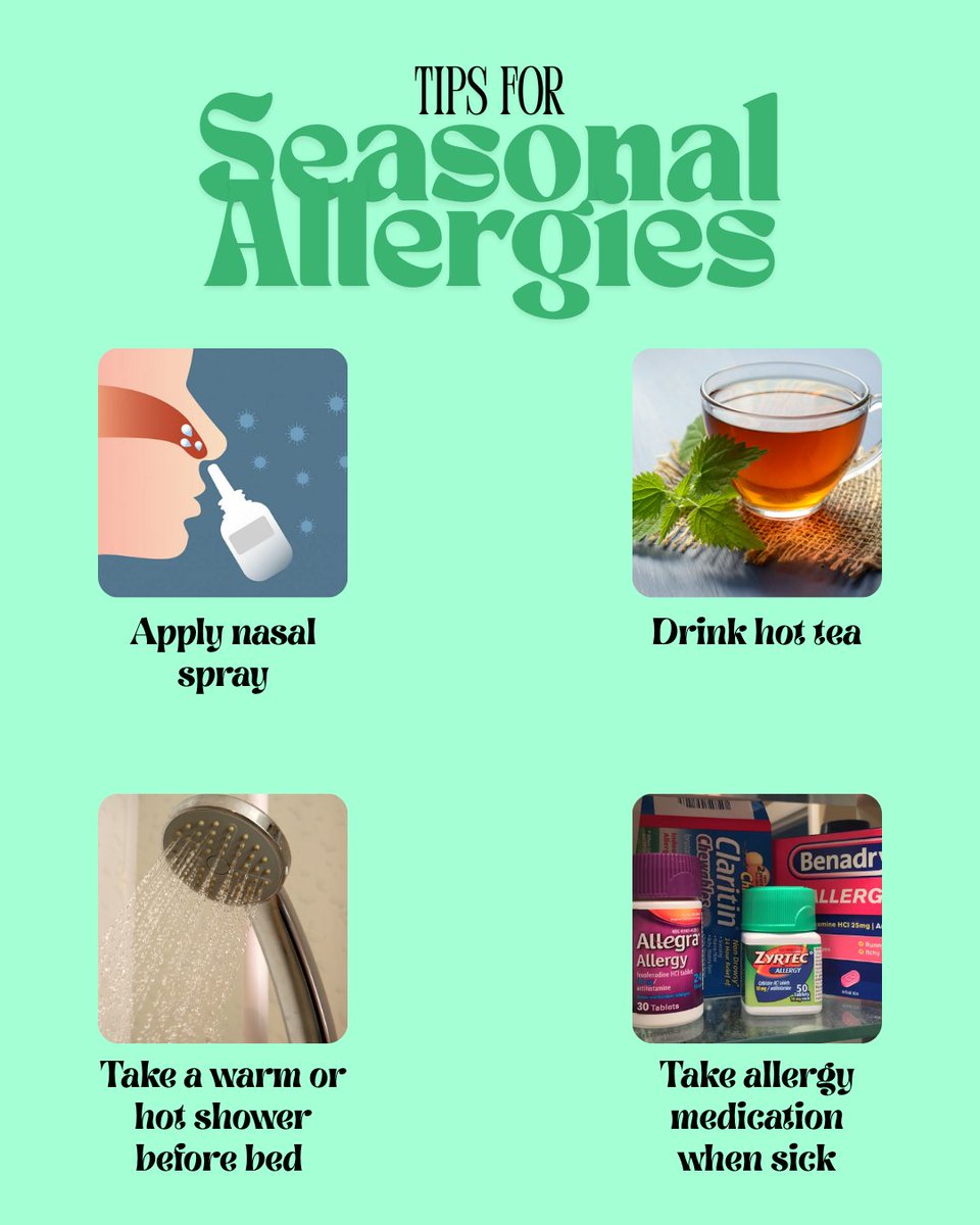 FredoniaIC's tweet photo. Happy Wellness Wednesday! Here are some tips to help survive the incoming allergy season.

#wellness #allergyseason https://t.co/XbaFC0SF3v