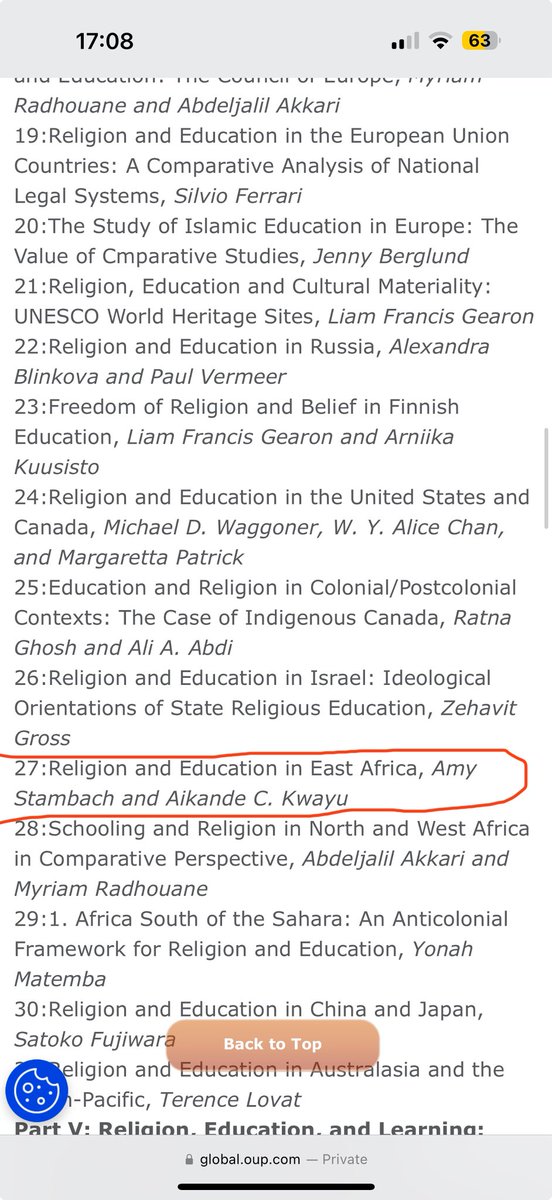 My latest publication (co-authored chapter) in The Oxford Handbook of Religion and Education (2025) . 👇🏾👇🏾👇🏾

To God be the Glory 🙏