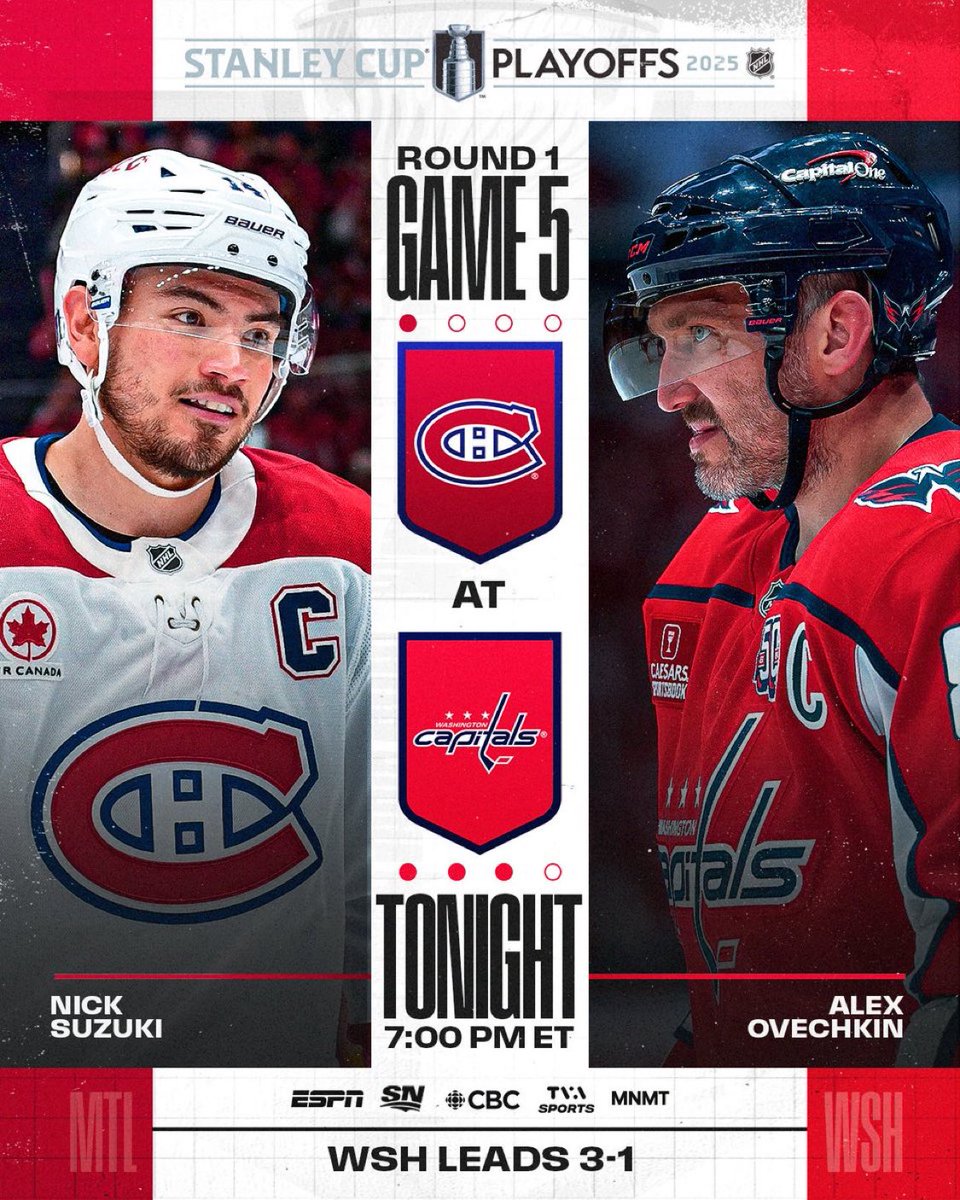 BET99 Ontario (@bet99on) on Twitter photo The <a href="/Capitals/">Washington Capitals</a> can advance for the first time since winning the #StanleyCup in 2018 👀
What will the Habs young core have to say about that?
🏒 Habs (+160)
🏒 Capitals (-190)
🏒 O/U 6.5 Goals
Bet Now ➡️ b99ca.com/TwitterON The <a href="/Capitals/">Washington Capitals</a> can advance for the first time since winning the #StanleyCup in 2018 👀
What will the Habs young core have to say about that?
🏒 Habs (+160)
🏒 Capitals (-190)
🏒 O/U 6.5 Goals
Bet Now ➡️ b99ca.com/TwitterON
