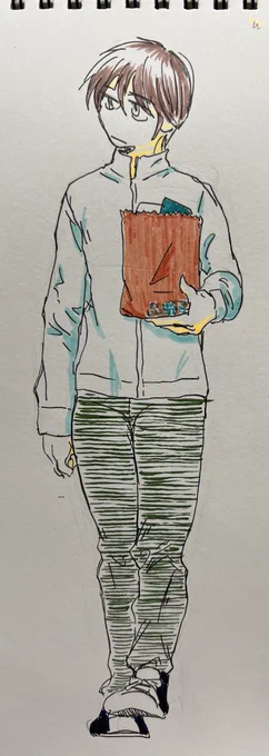 落書き 男性 