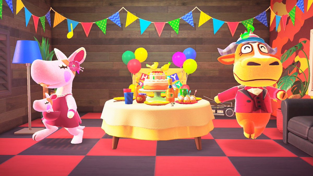 MrKiddyKung's tweet image. Angus's birthday is today!!
Gotta party for our bachelor guy!!
Screenshots full of party vibe!
#AninalCrossing #ACNH #Birthday #ACNHAngus