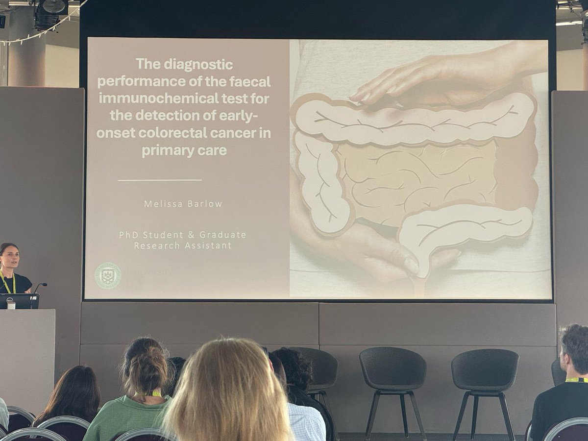 Deepthi Lavu (@deepthilavu) on Twitter photo An amazing presentation by Melissa Barlow from <a href="/UoEAPEx/">APEx (also on Blue Sky)</a> on the diagnostic performance of #FIT for detection of early onset #colorectalCancer in primary care at #CaPRI2025
<a href="/richarddneal/">Richard Neal 🇪🇺</a> An amazing presentation by Melissa Barlow from <a href="/UoEAPEx/">APEx (also on Blue Sky)</a> on the diagnostic performance of #FIT for detection of early onset #colorectalCancer in primary care at #CaPRI2025
<a href="/richarddneal/">Richard Neal 🇪🇺</a>