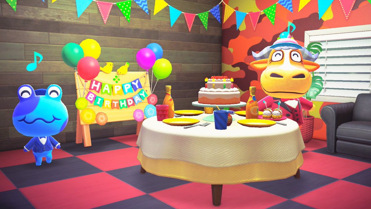 MrKiddyKung's tweet image. Angus's birthday is today!!
Gotta party for our bachelor guy!!
Screenshots full of party vibe!
#AninalCrossing #ACNH #Birthday #ACNHAngus