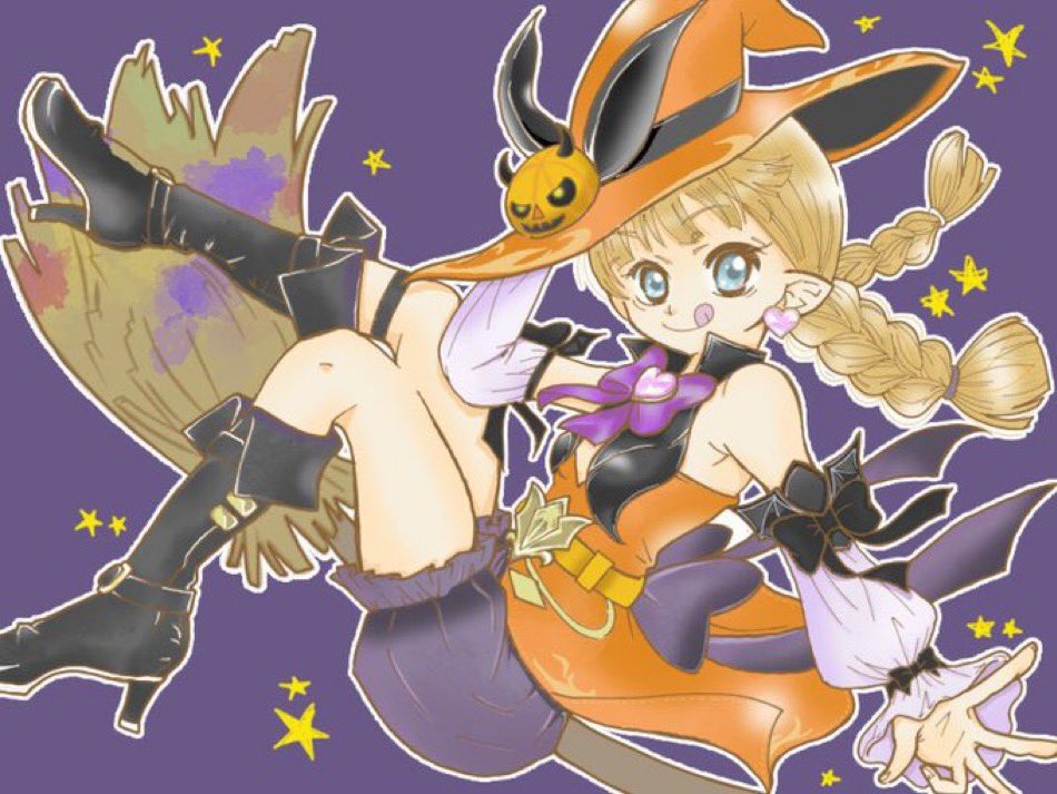 tanuko23th's tweet photo. 今日はワルプルギスの夜(魔女の集い？騒ぎ？)、だそうです。
MMOゲームのハロウィンコスではありますが、魔女、ってことで。 https://t.co/hOOgm3gewZ