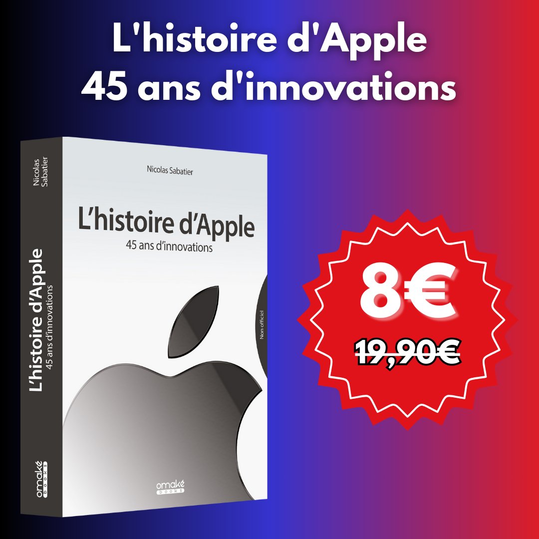 🚨 French Days Jour 2 ! 
Découvrez 45 d'histoire sur la marque Apple dans un magnifique ouvrage de 352 pages à seulement 8€ 🤯
🔗 bit.ly/3RIuo2f