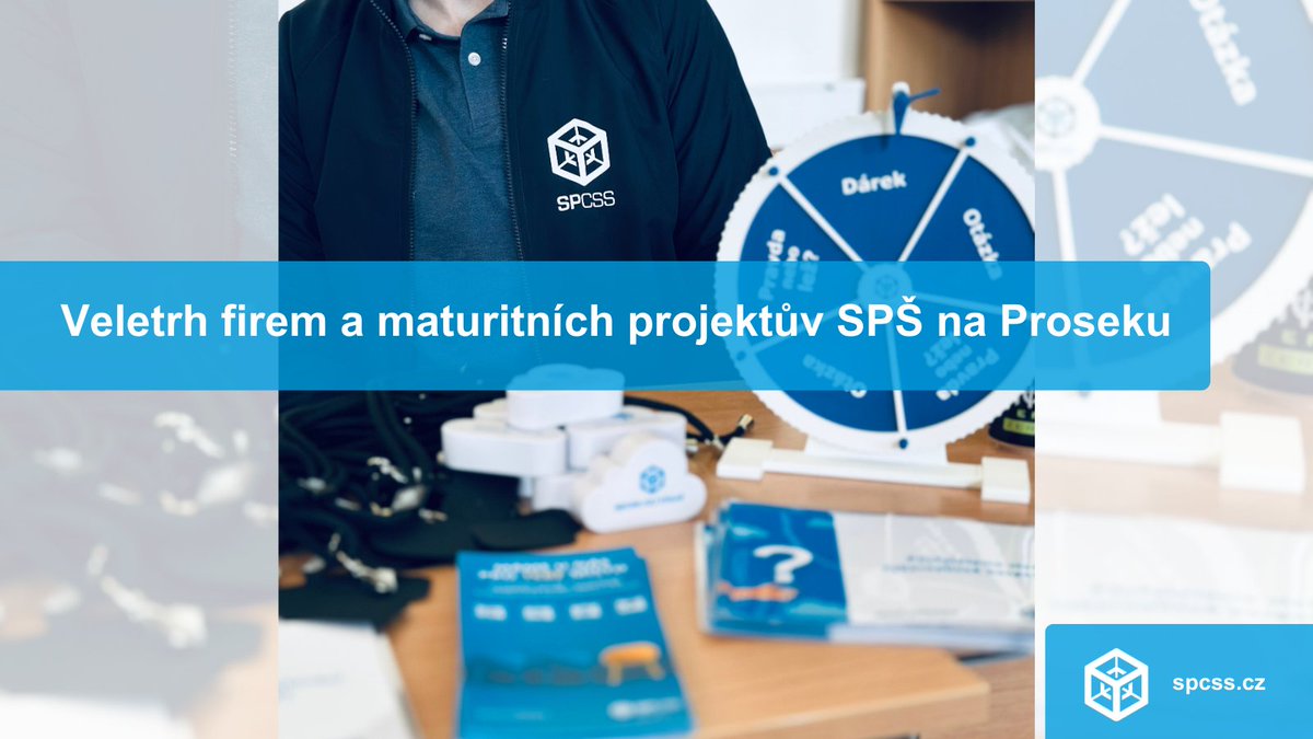 SPCSS_sp's tweet image. Prezentace maturitních prací a představení spolupracujících firem v jeden den = výborný nápad. Příležitost k rozhovorům s talenty, jejich prezentaci a zpětné vazbě z praxe. Díky za pozvání a uvolněnou atmosféru na #SPŠProsek.
Tak zase za rok. Třeba zas při #SPCSS šťastném kvízu🤞