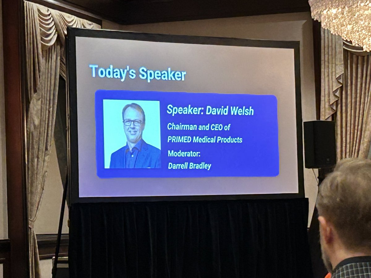Bulavinaka's tweet image. Local Canadian company, PriMED Medical Products with over 70+ % global market share in Medical supplies based in Edmonton. Thank you David Welch, Chairman & CEO at Synergy Network @ChateauLacombe