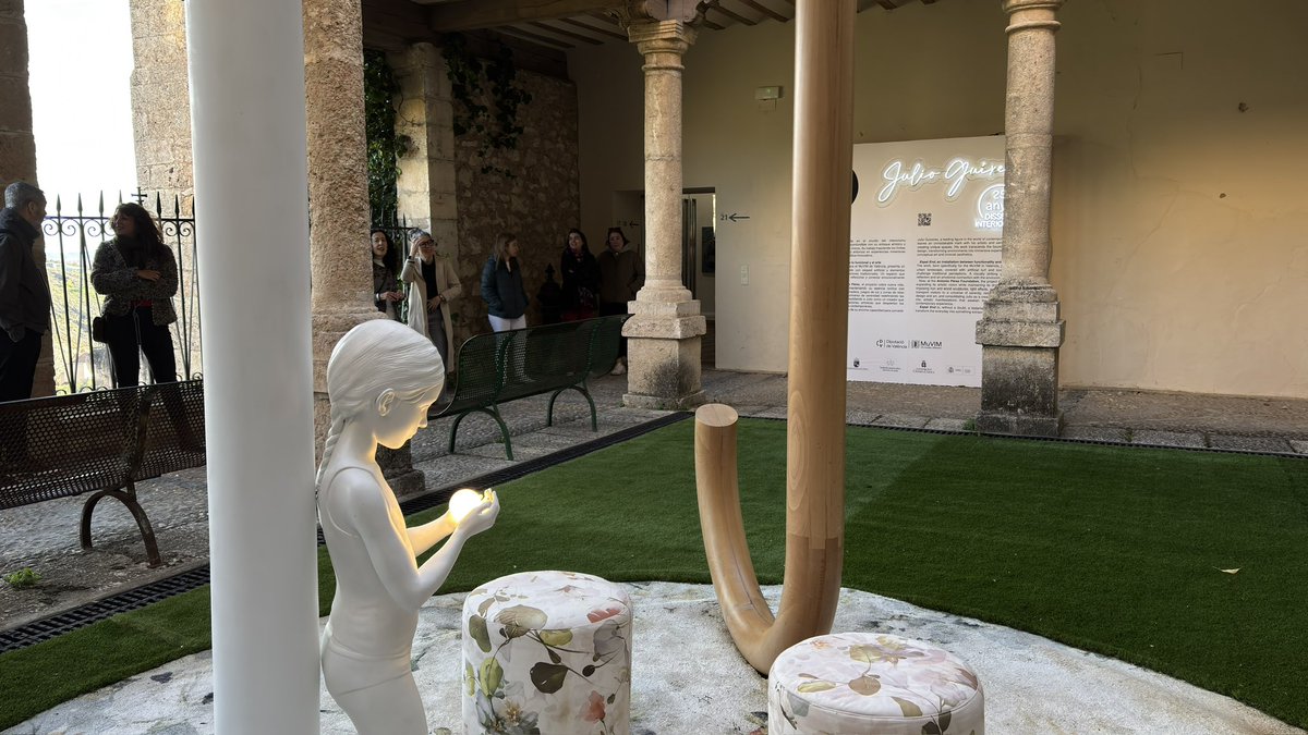Josep Lozano (@joseplozanovlc) on Twitter photo ESP@I END by Julio Guixeres
Una instalación entre lo funcional y el arte Comisariada por Josep Lozano y Lluís Nadal, con música de LaCruz Concept, la instalación podrá visitarse hasta el 31 de agosto. En <a href="/FAPoficial/">Fundación Antonio Pérez</a> ESP@I END by Julio Guixeres
Una instalación entre lo funcional y el arte Comisariada por Josep Lozano y Lluís Nadal, con música de LaCruz Concept, la instalación podrá visitarse hasta el 31 de agosto. En <a href="/FAPoficial/">Fundación Antonio Pérez</a>