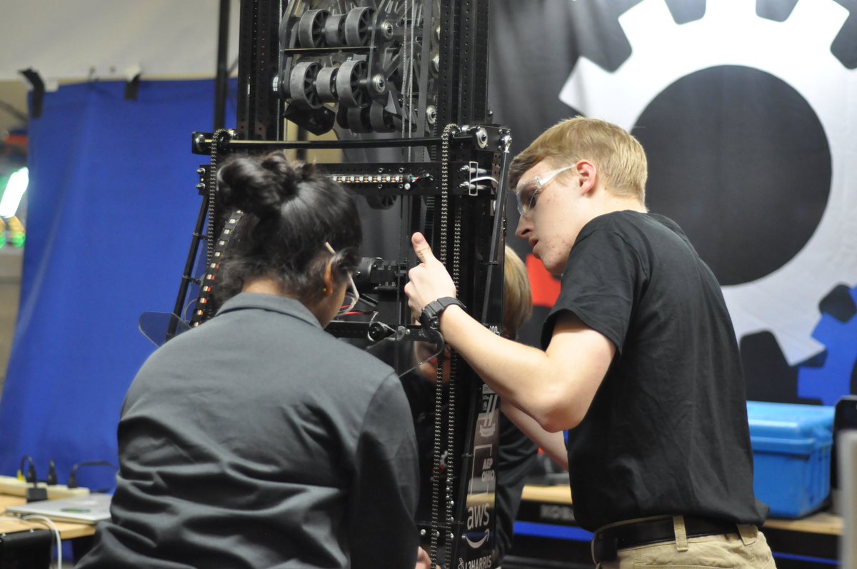 WorBots 4145 (@worbots4145) on Twitter photo In March, we attended the Greater Pittsburgh Regional. We were 11th and selected as the 1st pick of the 2nd alliance with 4122 and 10515, making it to the finals!
At the end of the event, we were presented with the Impact Award, qualifying for the World Championship in Houston! In March, we attended the Greater Pittsburgh Regional. We were 11th and selected as the 1st pick of the 2nd alliance with 4122 and 10515, making it to the finals!
At the end of the event, we were presented with the Impact Award, qualifying for the World Championship in Houston!