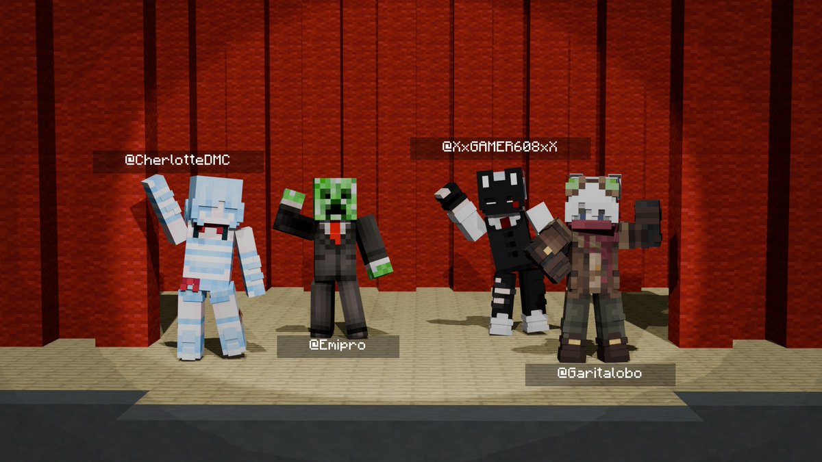 👁️ | ¡Se ha abierto el telón, para que nos presenten a los primeros participantes de esta gran serie, bienvenidos! 
#Parati #Minecraft #ProjectBedrock