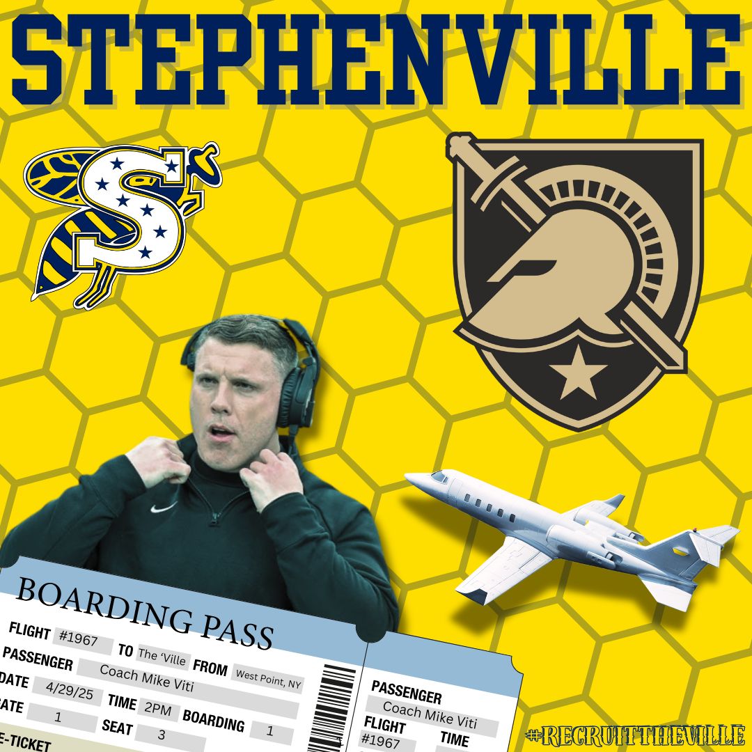 Coach Clancey Kilcoyne (@coachkilcoyne) on Twitter photo Appreciate <a href="/MikeViti/">Mike Viti</a> of <a href="/ArmyWP_Football/">Army Football</a> for stopping by and checking on the Yellow Jackets of <a href="/SvilleYJFB/">StephenvilleFootball</a>.
#DC2SC
#RecuitTheVille Appreciate <a href="/MikeViti/">Mike Viti</a> of <a href="/ArmyWP_Football/">Army Football</a> for stopping by and checking on the Yellow Jackets of <a href="/SvilleYJFB/">StephenvilleFootball</a>.
#DC2SC
#RecuitTheVille
