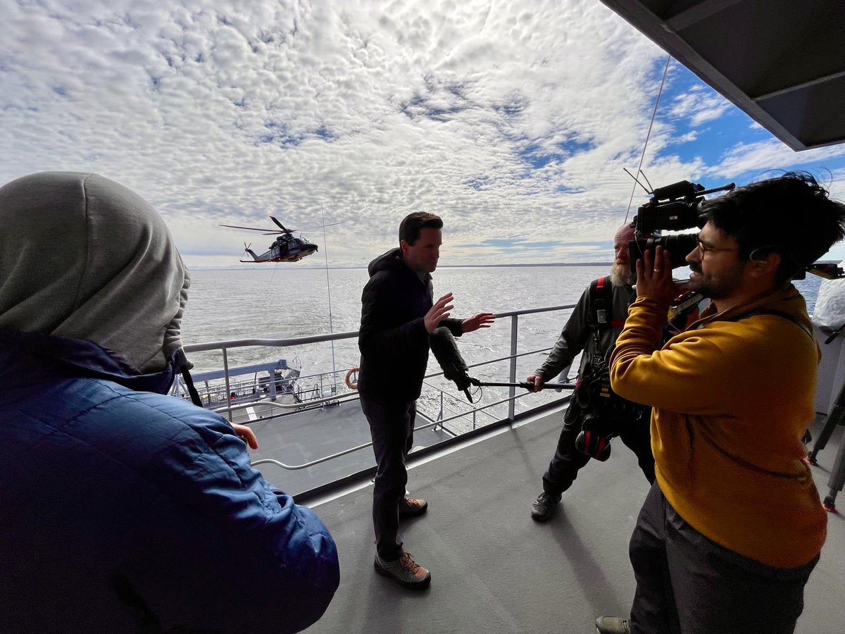 Reporting from off the coast of Estonia where Nato warships arrived this year after a series of undersea cables were severed. Since Nato’s arrival, no cables have been cut.